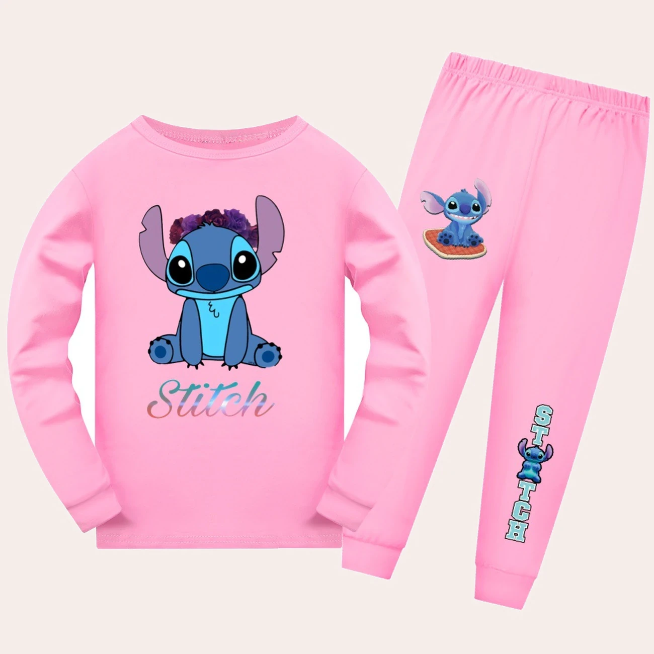 Kids’ Long-Sleeve Lounge Set — 1137 Edition product view
