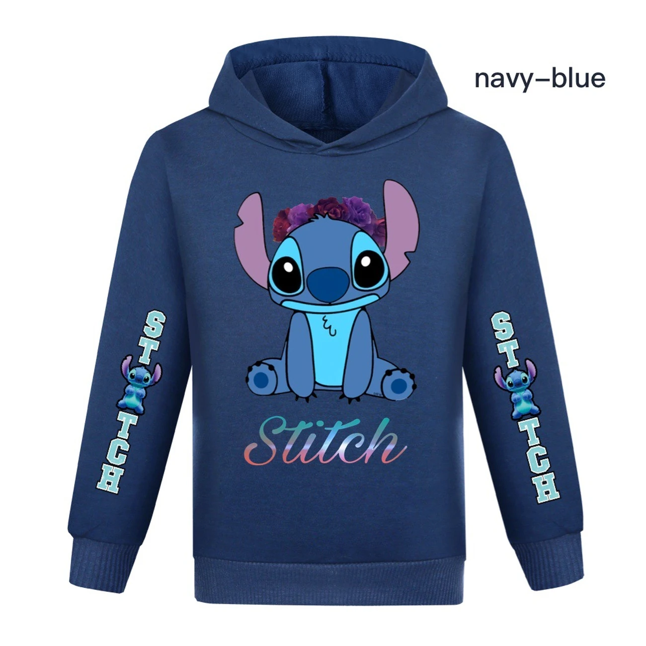 Kids’ Graphic Hoodie — 1137 Collection B, Style 09 · Navy