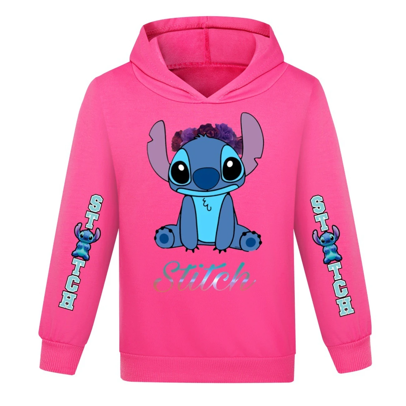 Kids’ Graphic Hoodie — 1137 Collection B, Style 12 · Rose