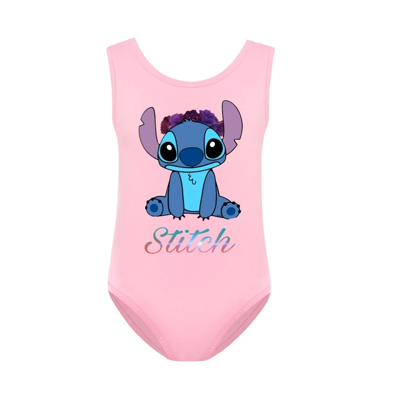 Girls’ One-Piece Swimsuit — 1137 Edition, Style 01 · Pink