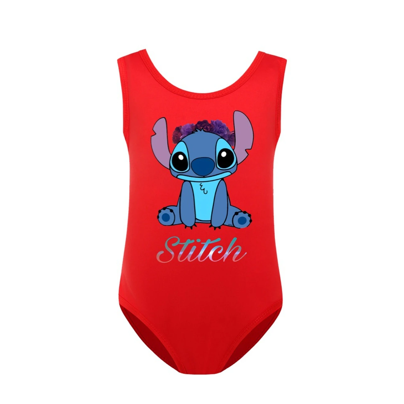 Girls’ One-Piece Swimsuit — 1137 Edition, Style 03 · Red