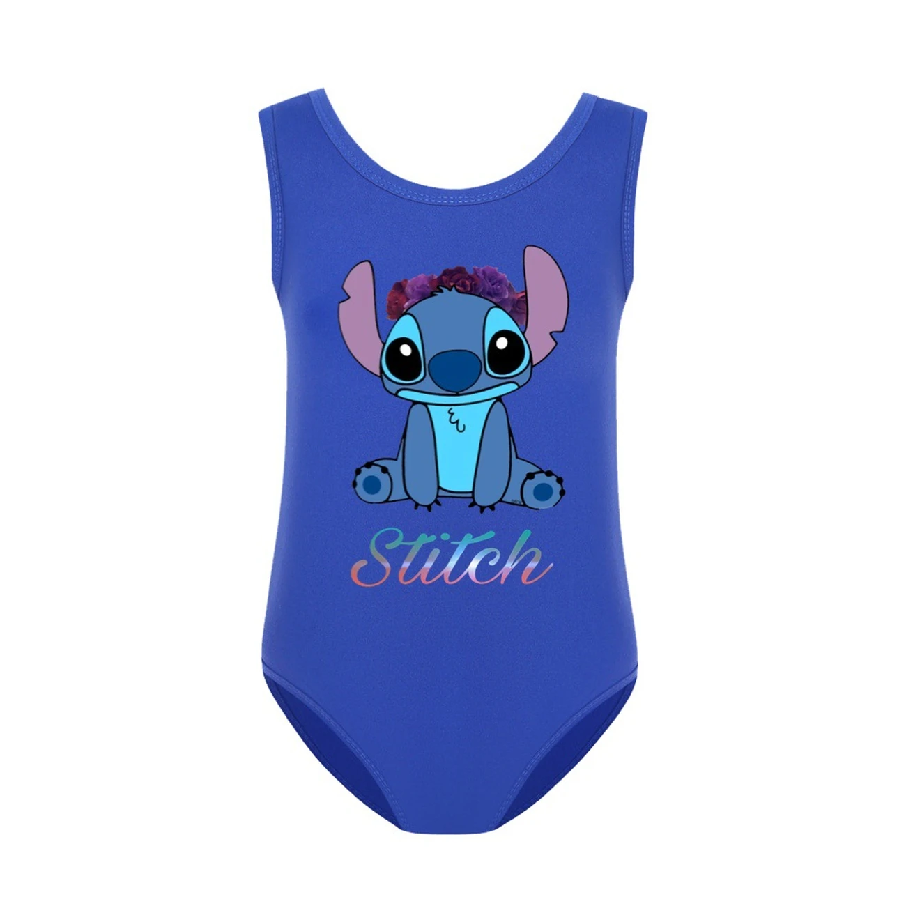 Girls’ One-Piece Swimsuit — 1137 Edition, Style 06 · Blue
