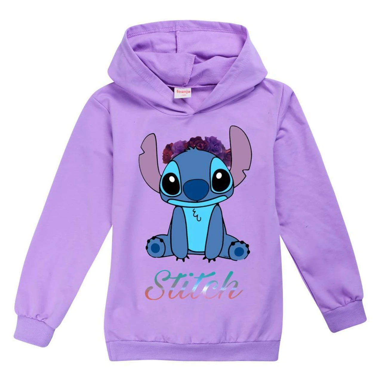 Kids’ Graphic Hoodie — 1137 Collection A, Style 04 · Purple