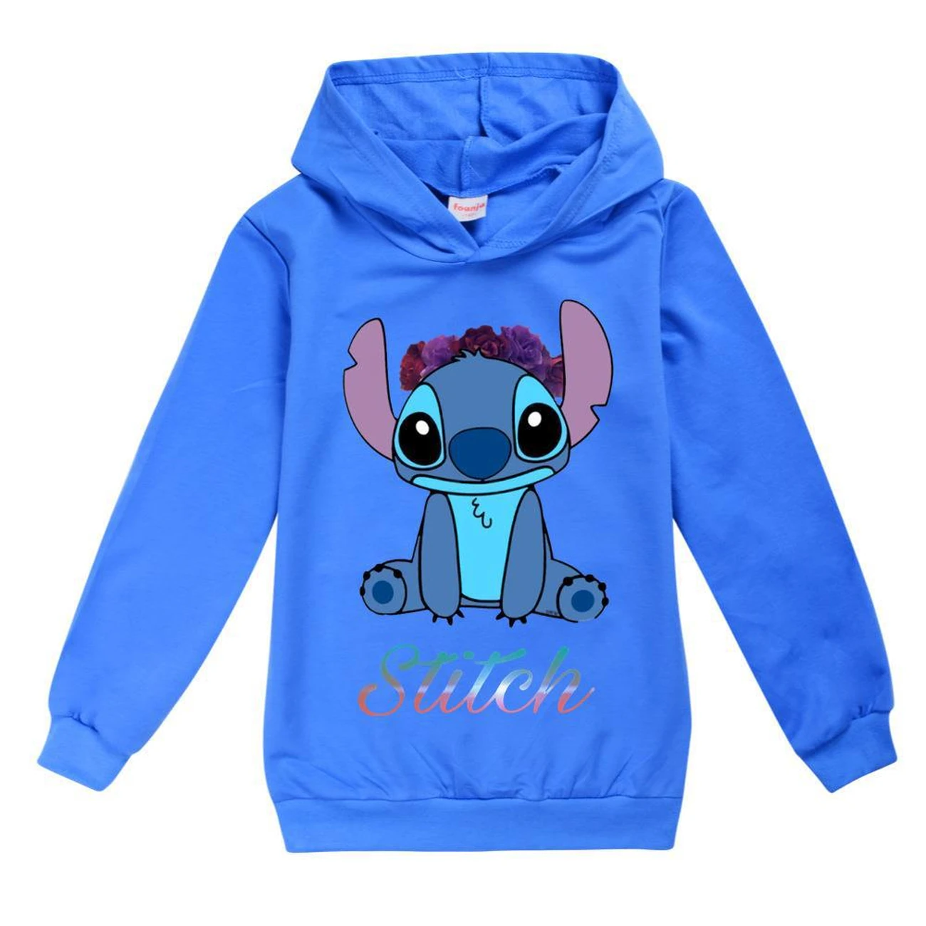 Kids’ Graphic Hoodie — 1137 Collection A, Style 09 · Deep Blue