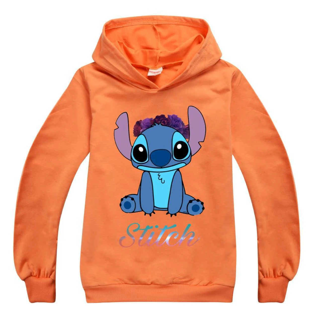 Kids’ Graphic Hoodie — 1137 Collection A, Style 10 · Orange