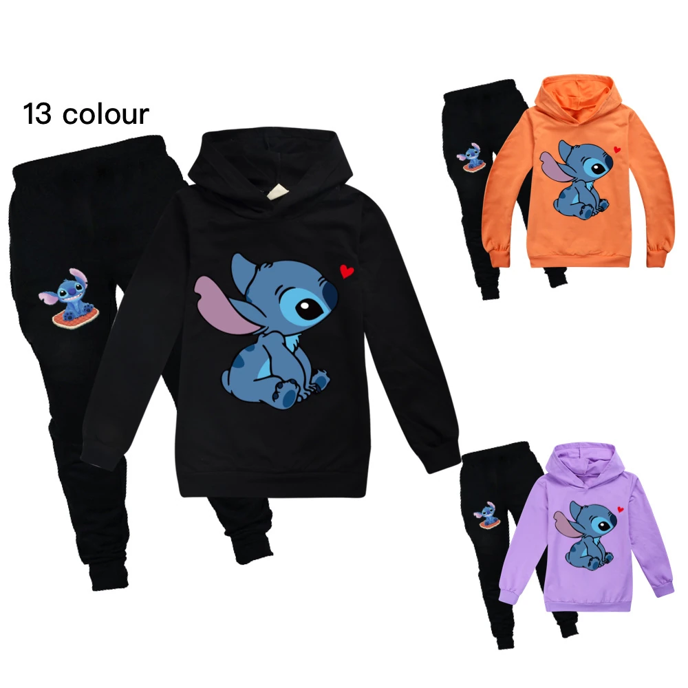 Kids’ Crewneck Sweatshirt & Jogger Set — 1309, clean product view