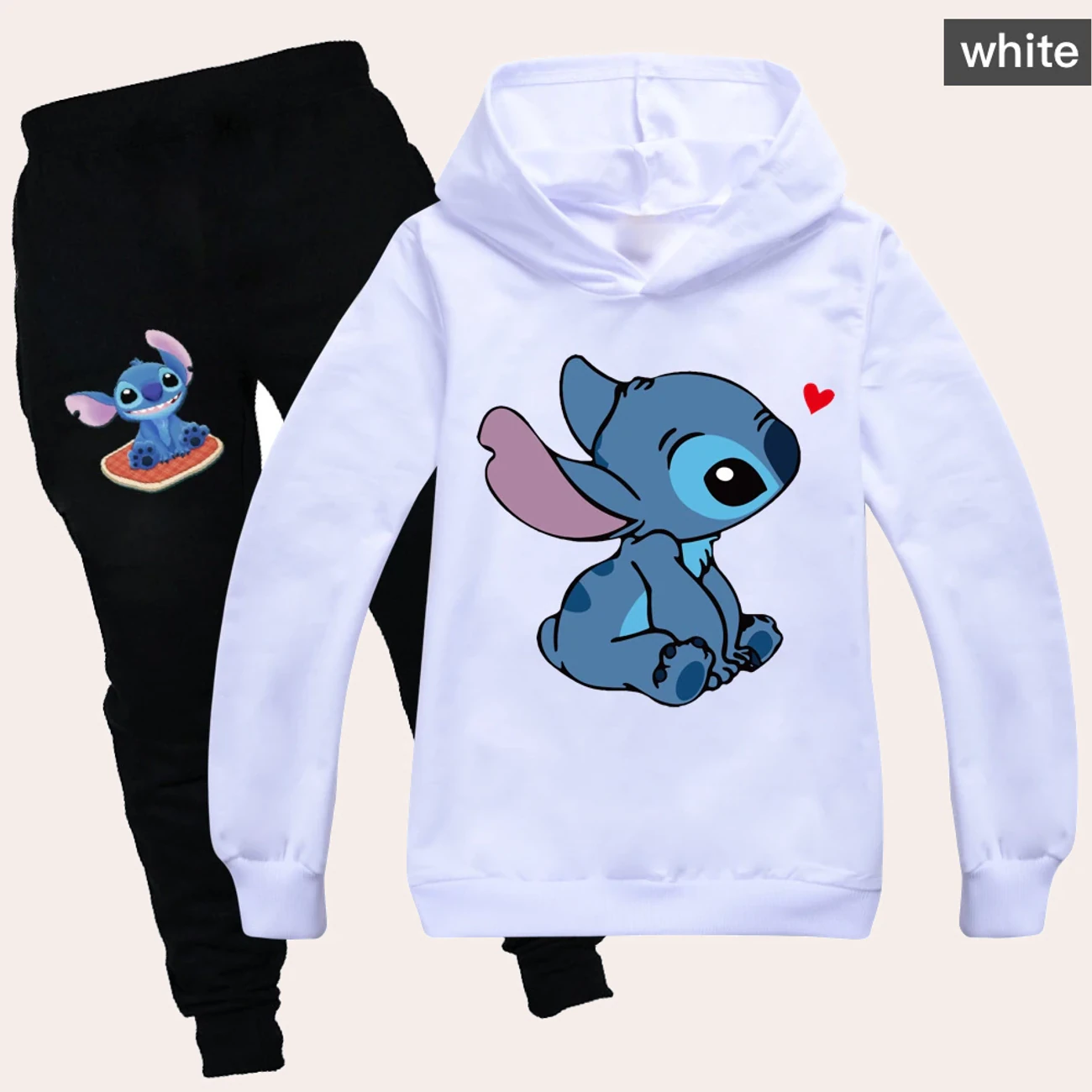 Kids’ Crewneck Sweatshirt & Jogger Set — 1309 product view