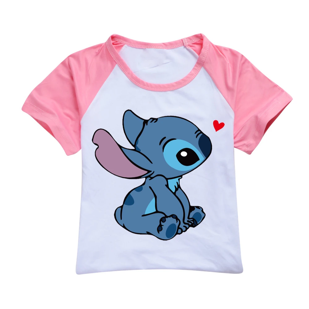 Kids’ Tee & Shorts Active Set — 1309, Style 14 · Pink