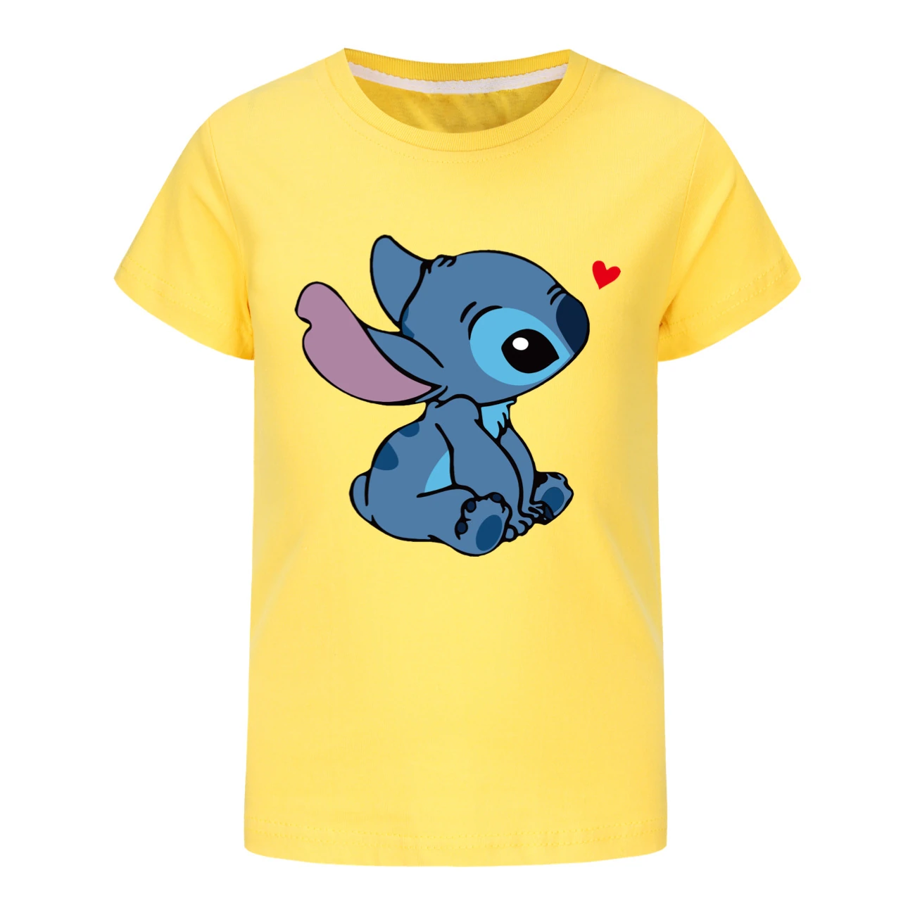 Kids’ Short-Sleeve Graphic Tee — 1309, Style 02 · Yellow