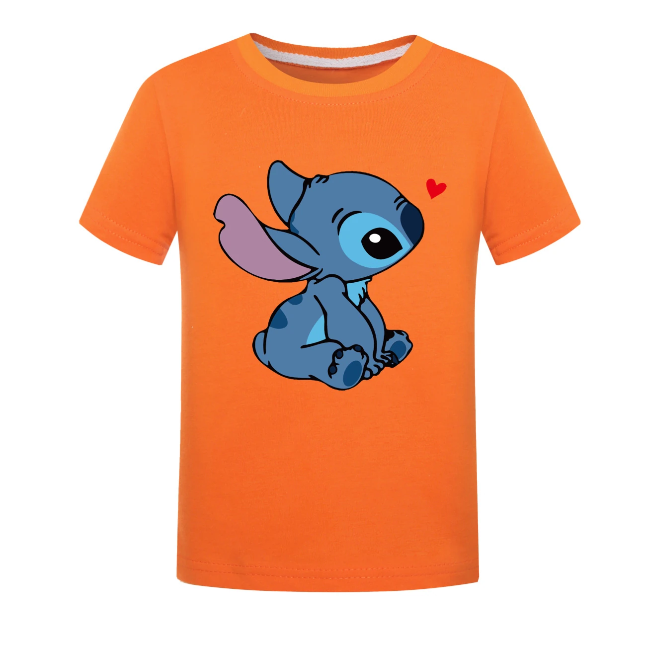 Kids’ Short-Sleeve Graphic Tee — 1309, Style 13 · Orange