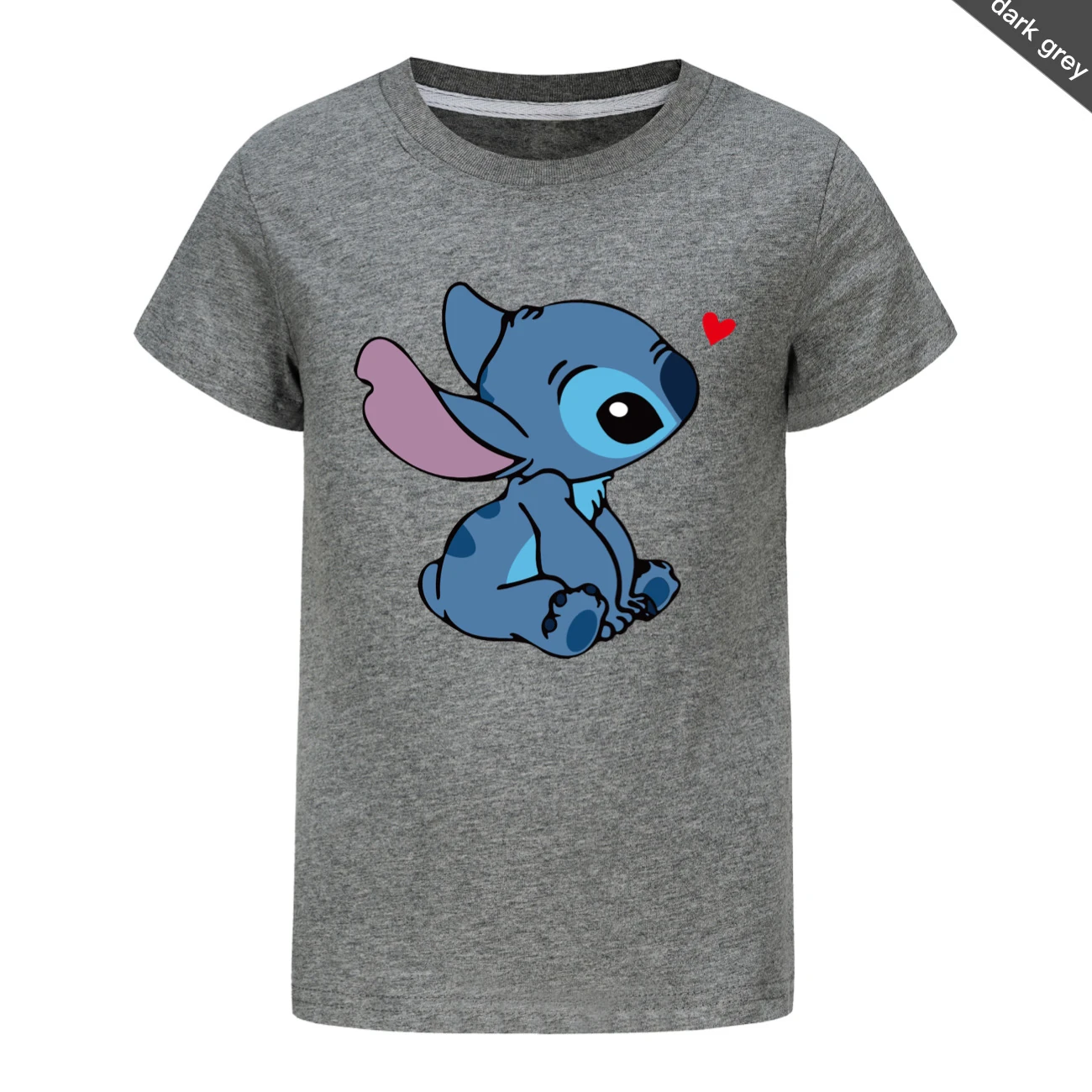 Kids’ Short-Sleeve Graphic Tee — 1309, Style 14 · Dark Grey