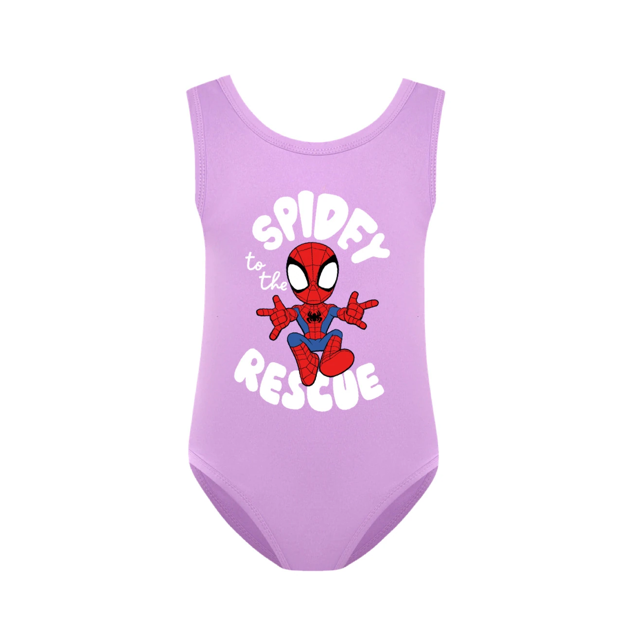 Storybook One-Piece Swimsuit & Cap Set — 3395, Style 28 · Purple