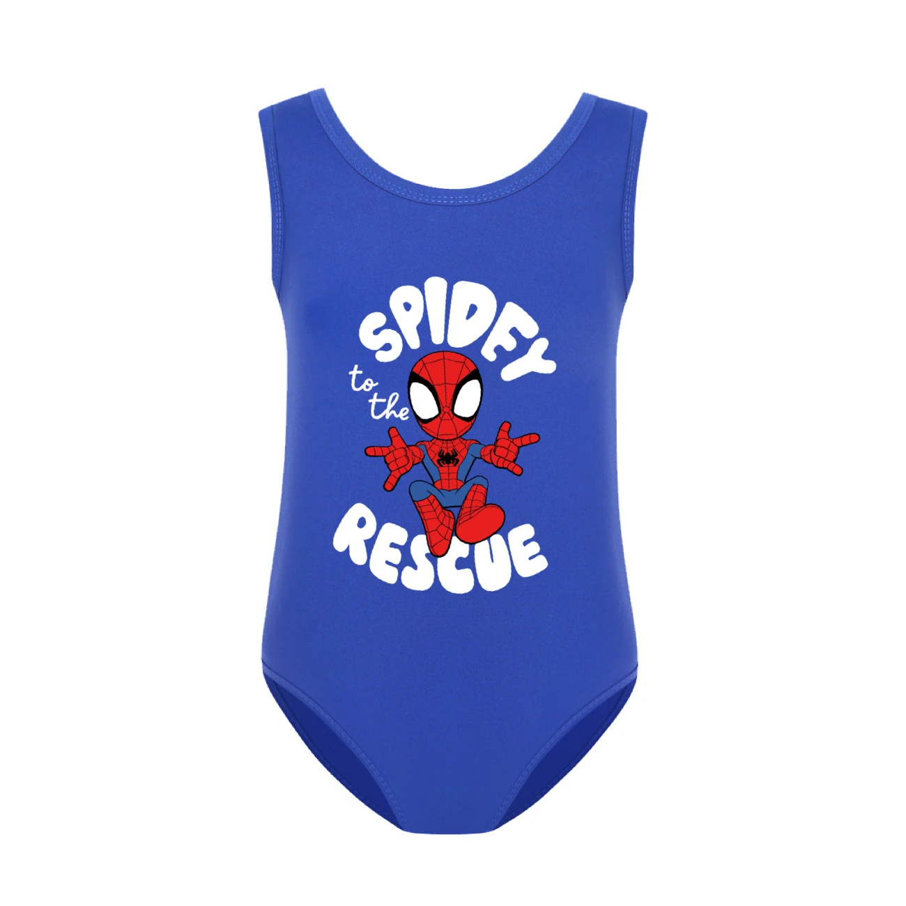 Storybook One-Piece Swimsuit & Cap Set — 3395, Style 30 · Blue