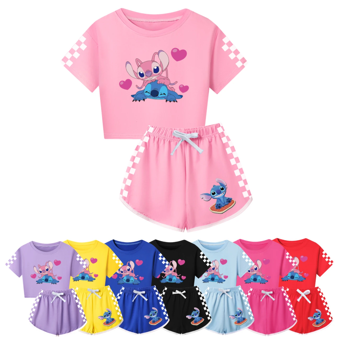 Family Tee & Shorts Set — 3505, clean product view