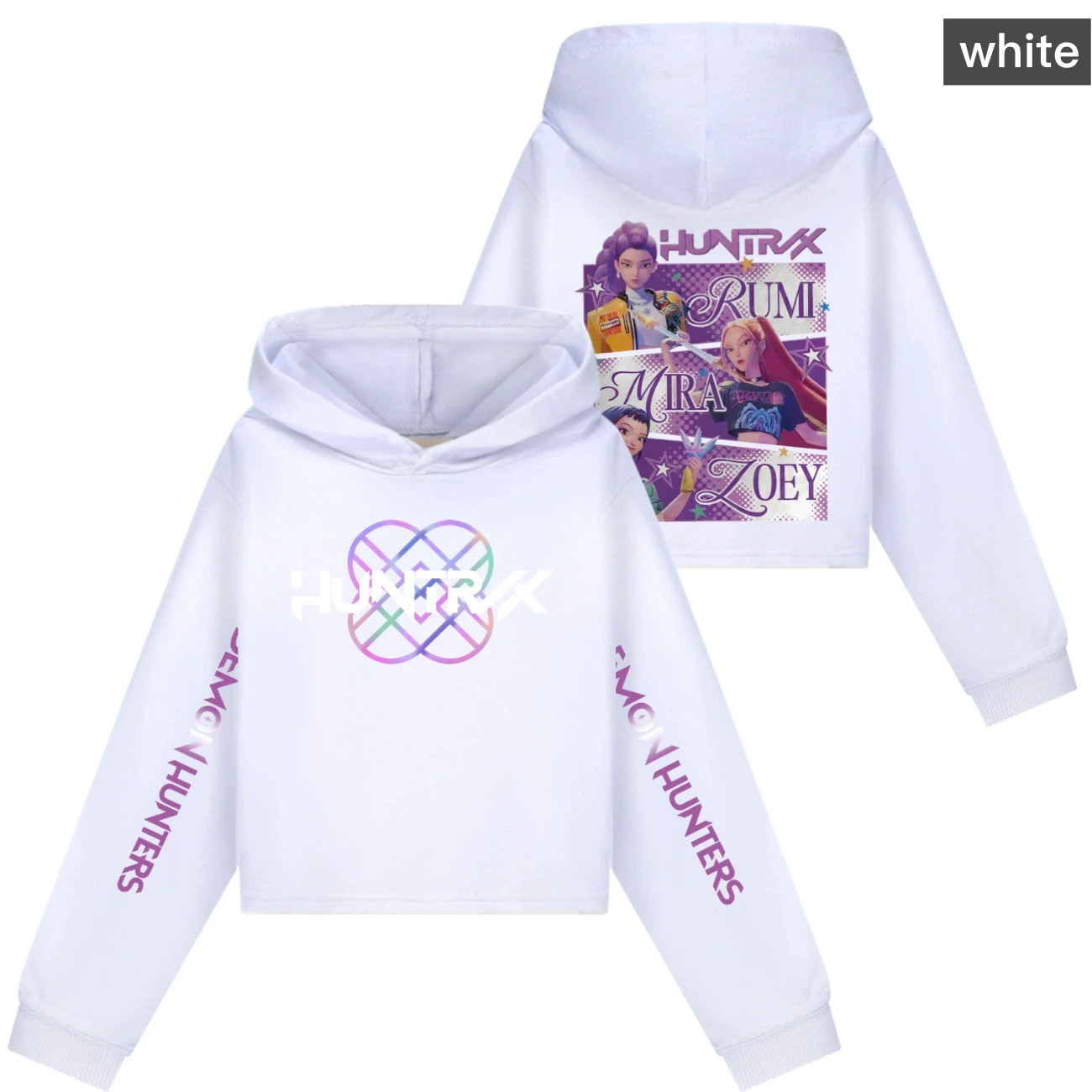 Cropped Sweatshirt Play Set — 4829 Edition 7594, Style 02 · White