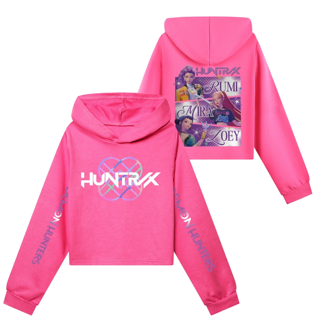 Cropped Sweatshirt Play Set — 4829 Edition 7594, Style 03 · Rose