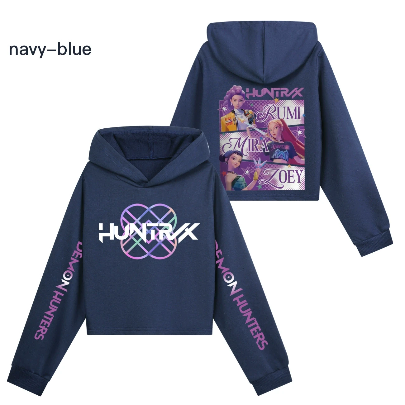 Cropped Sweatshirt Play Set — 4829 Edition 7594, Style 04 · Navy