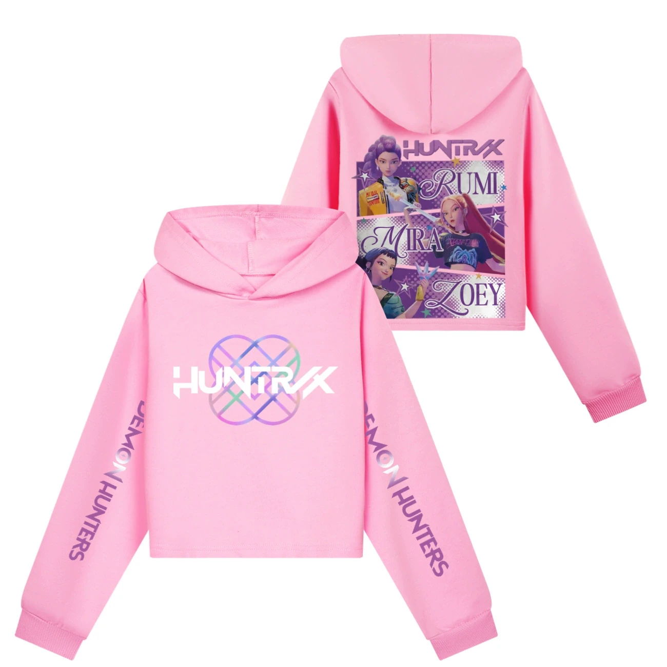 Cropped Sweatshirt Play Set — 4829 Edition 7594, Style 05 · Pink