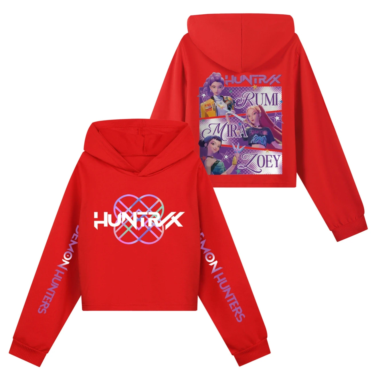 Cropped Sweatshirt Play Set — 4829 Edition 7594, Style 07 · Red