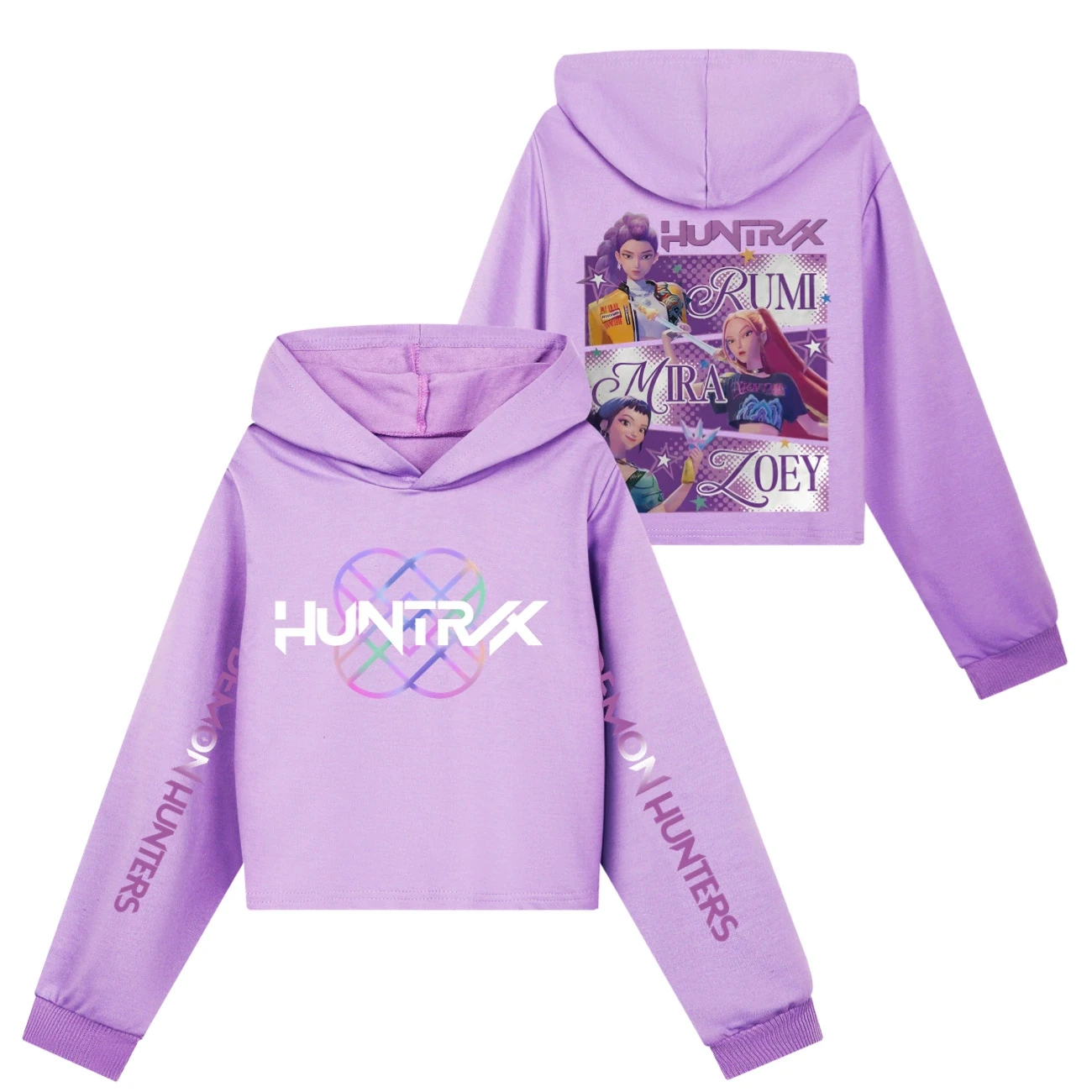 Cropped Sweatshirt Play Set — 4829 Edition 7594, Style 09 · Purple