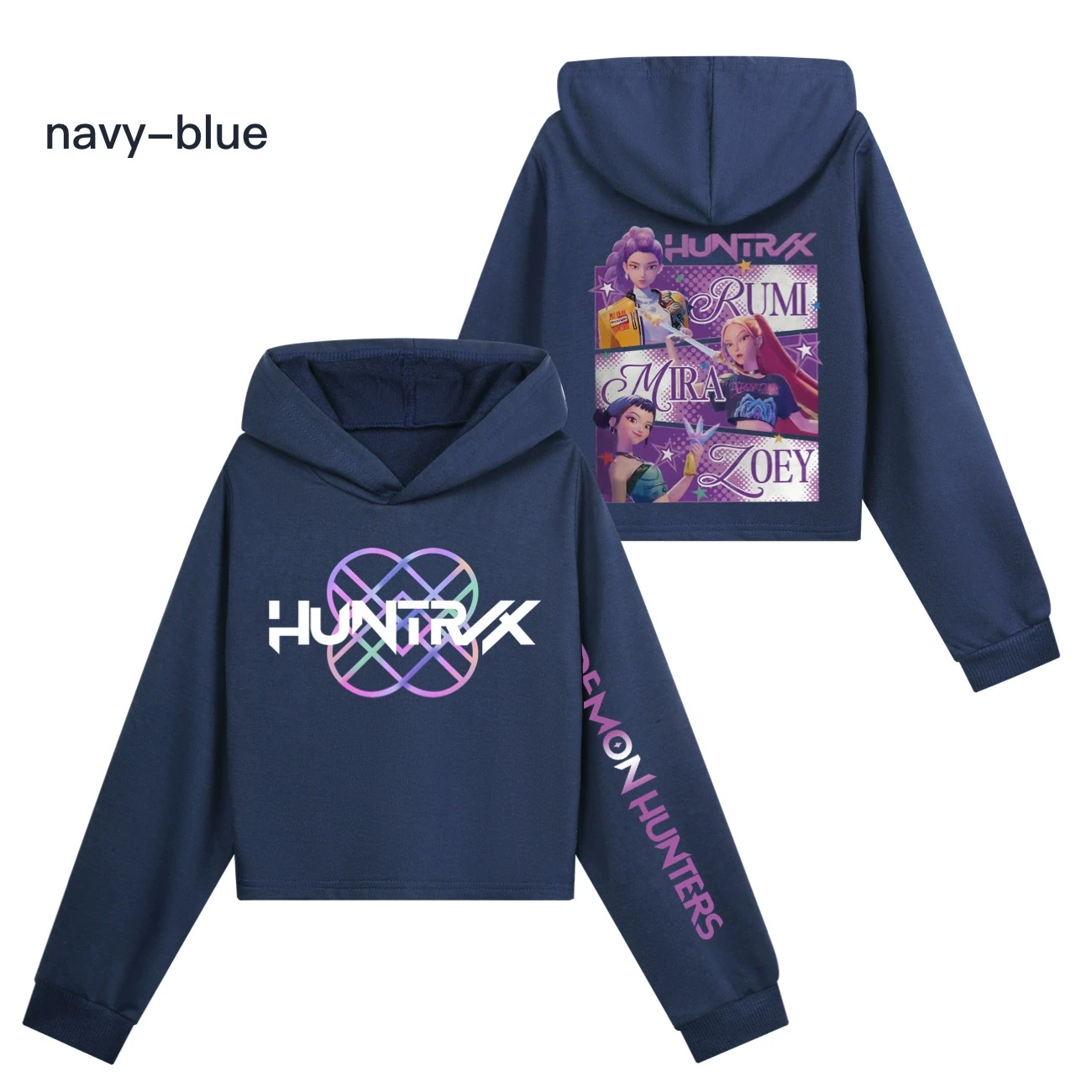 Cropped Sweatshirt Play Set — 4829 Edition 7594, Style 13 · Navy