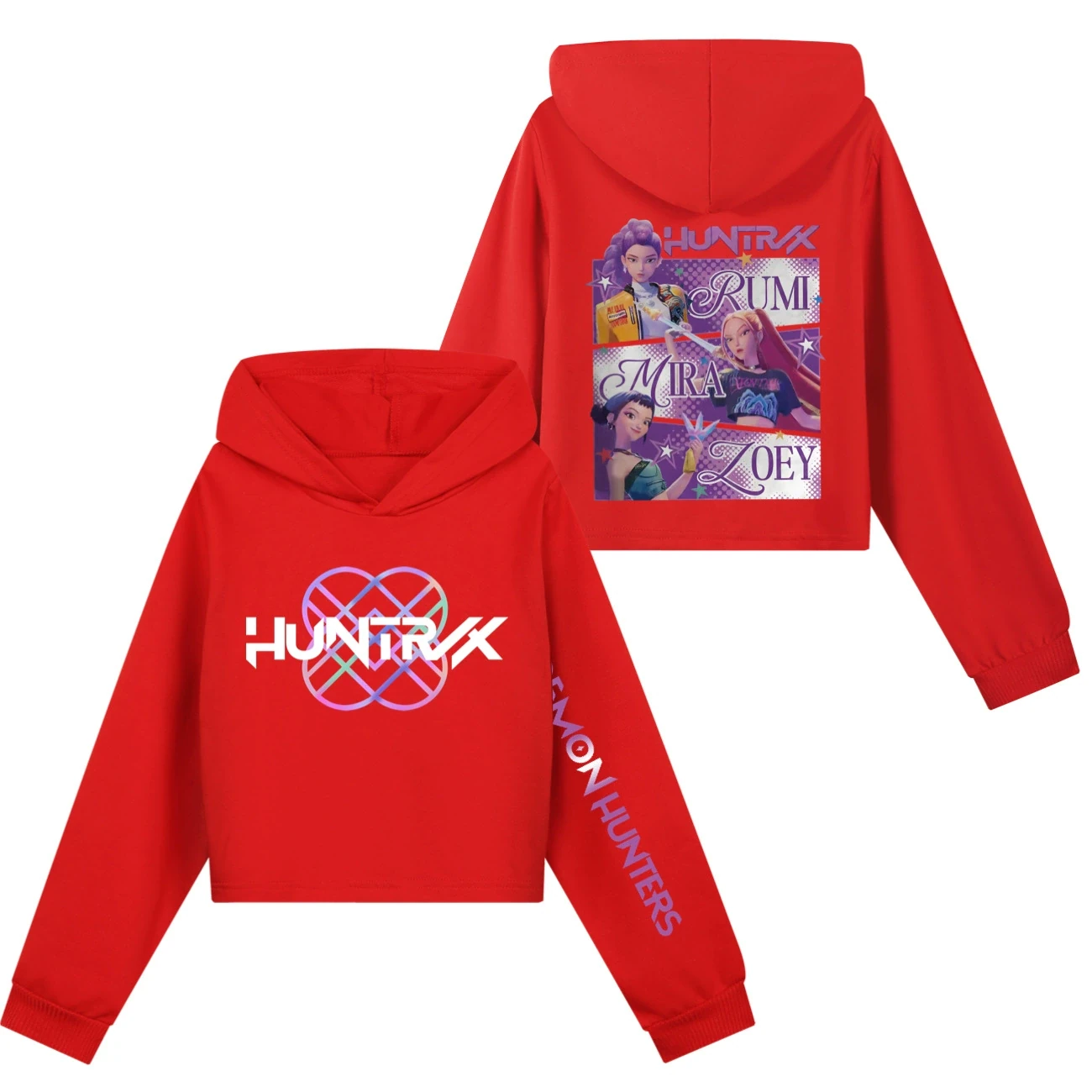 Cropped Sweatshirt Play Set — 4829 Edition 7594, Style 16 · Red