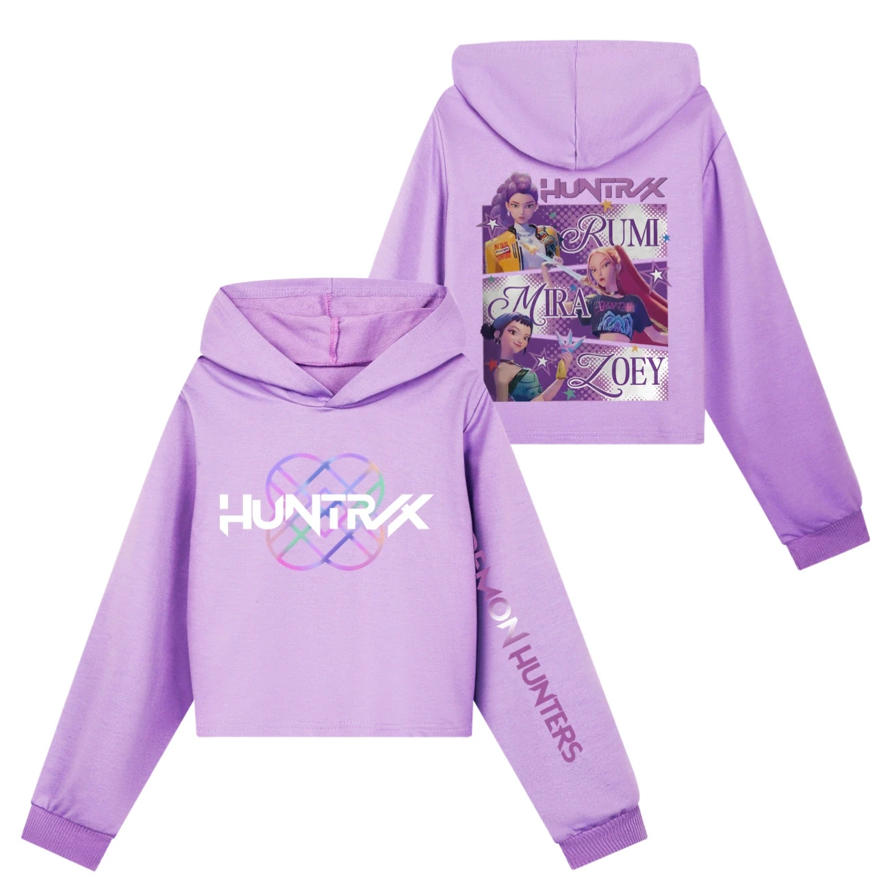 Cropped Sweatshirt Play Set — 4829 Edition 7594, Style 18 · Purple