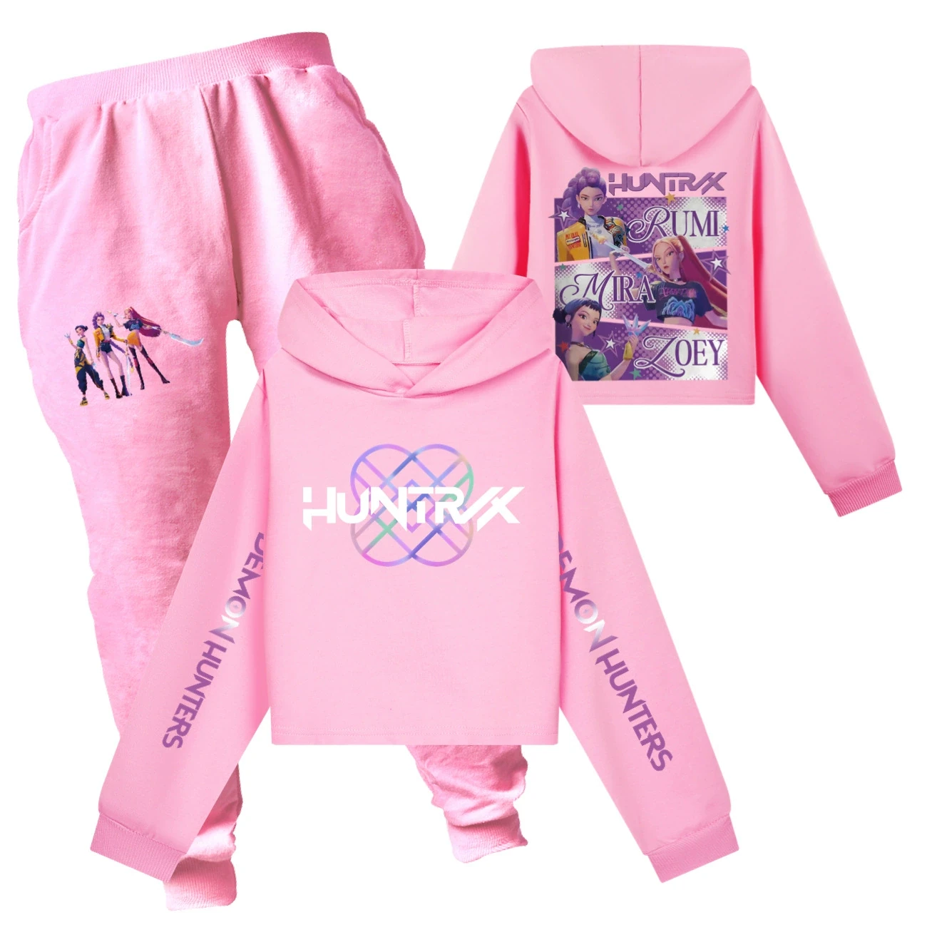 Cropped Sweatshirt Play Set — 4829 Edition 7594, Style 21 · Set · Pink