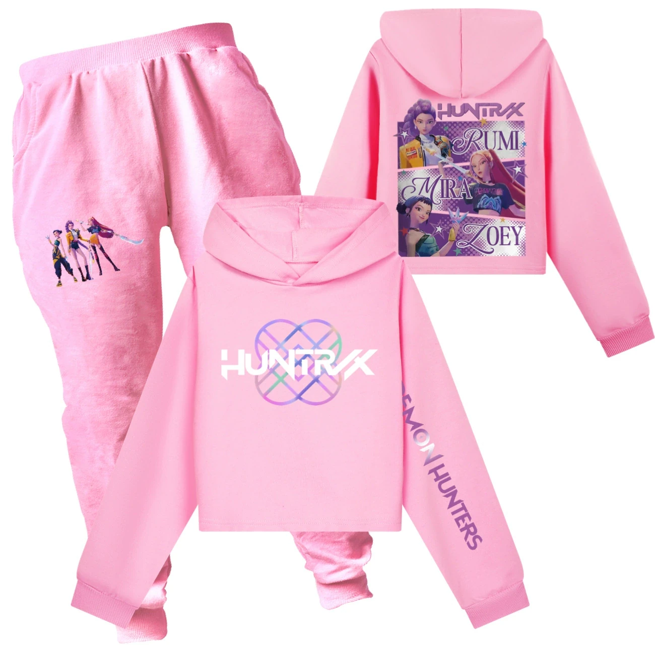 Cropped Sweatshirt Play Set — 4829 Edition 7594, Style 34 · Set · Pink