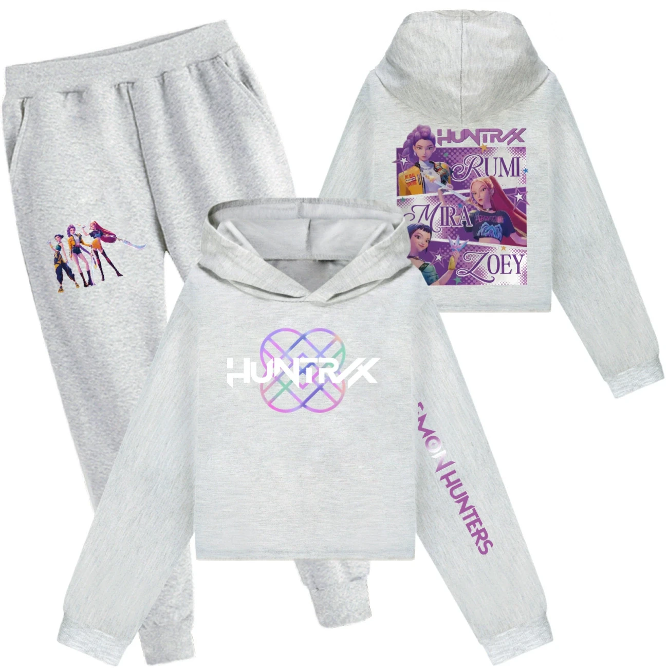 Cropped Sweatshirt Play Set — 4829 Edition 7594, Style 36 · Set · Grey