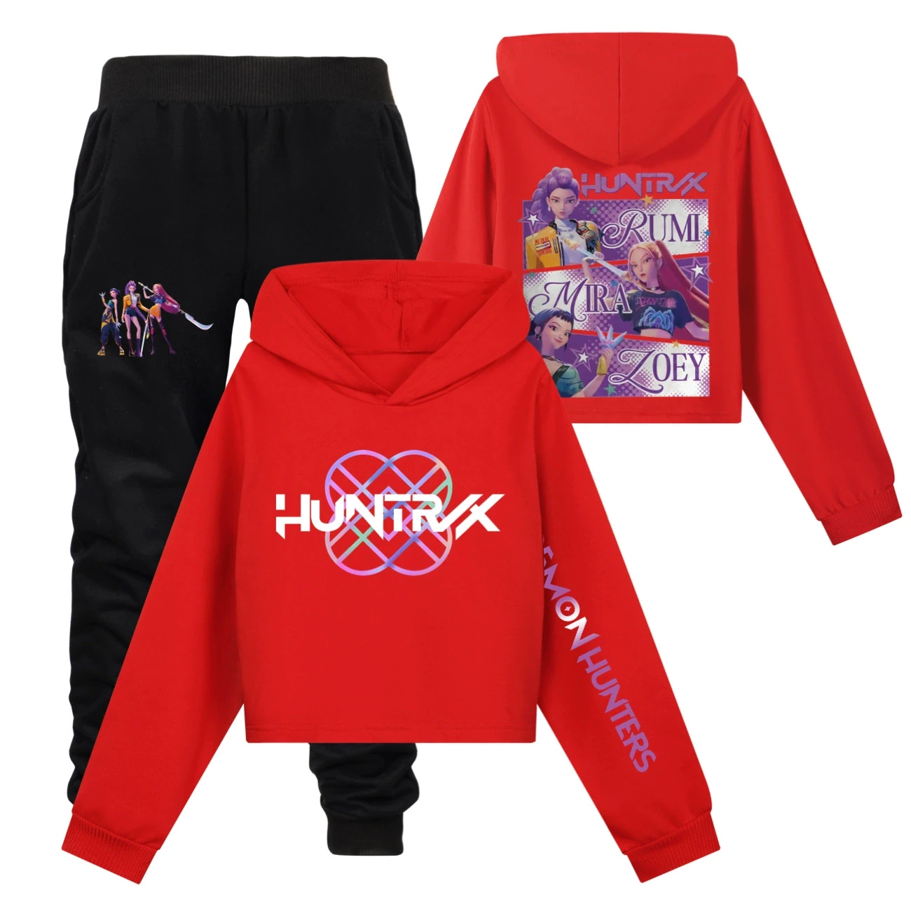 Cropped Sweatshirt Play Set — 4829 Edition 7594, Style 40 · Set · Red