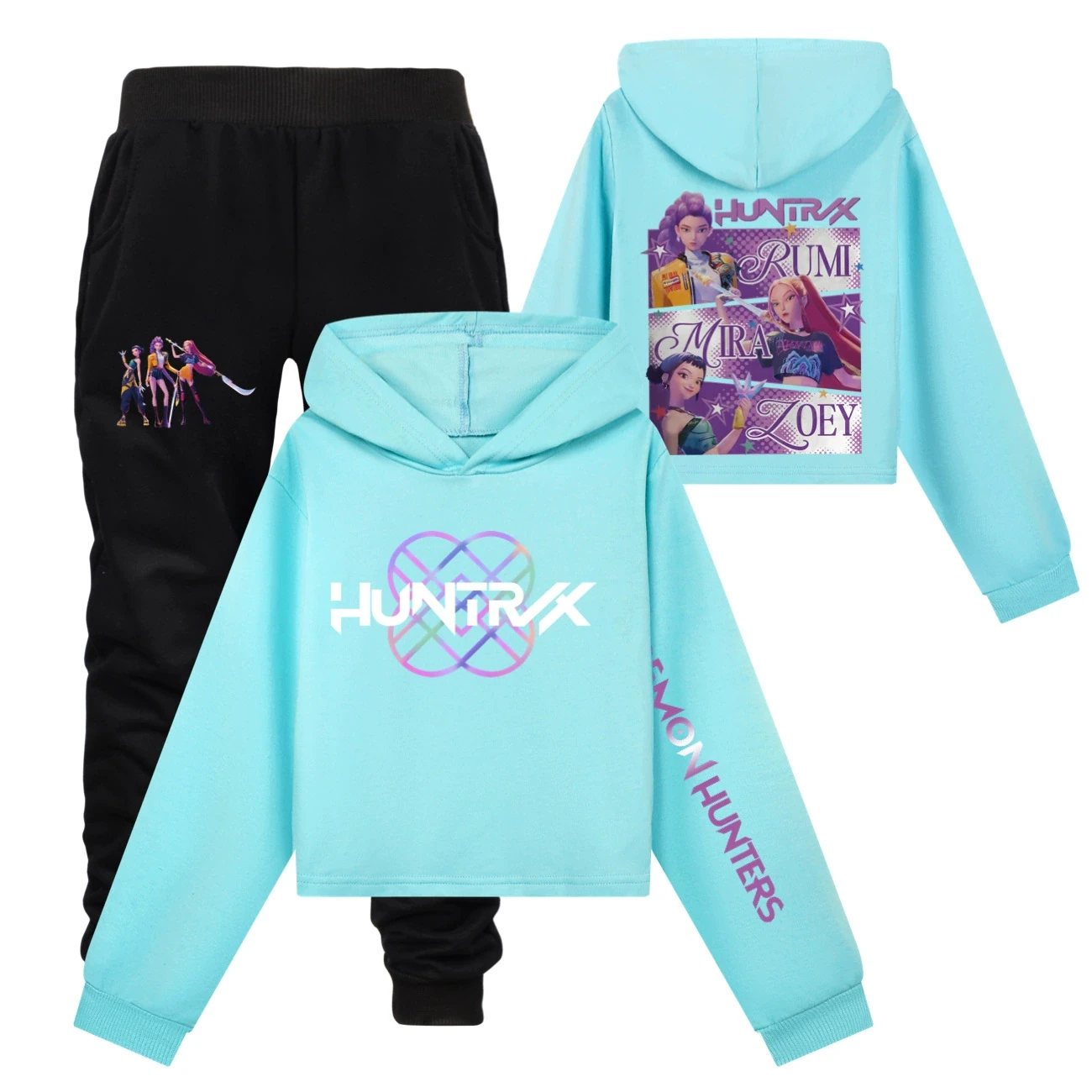 Cropped Sweatshirt Play Set — 4829 Edition 7594, Style 41 · Set · Sky Blue