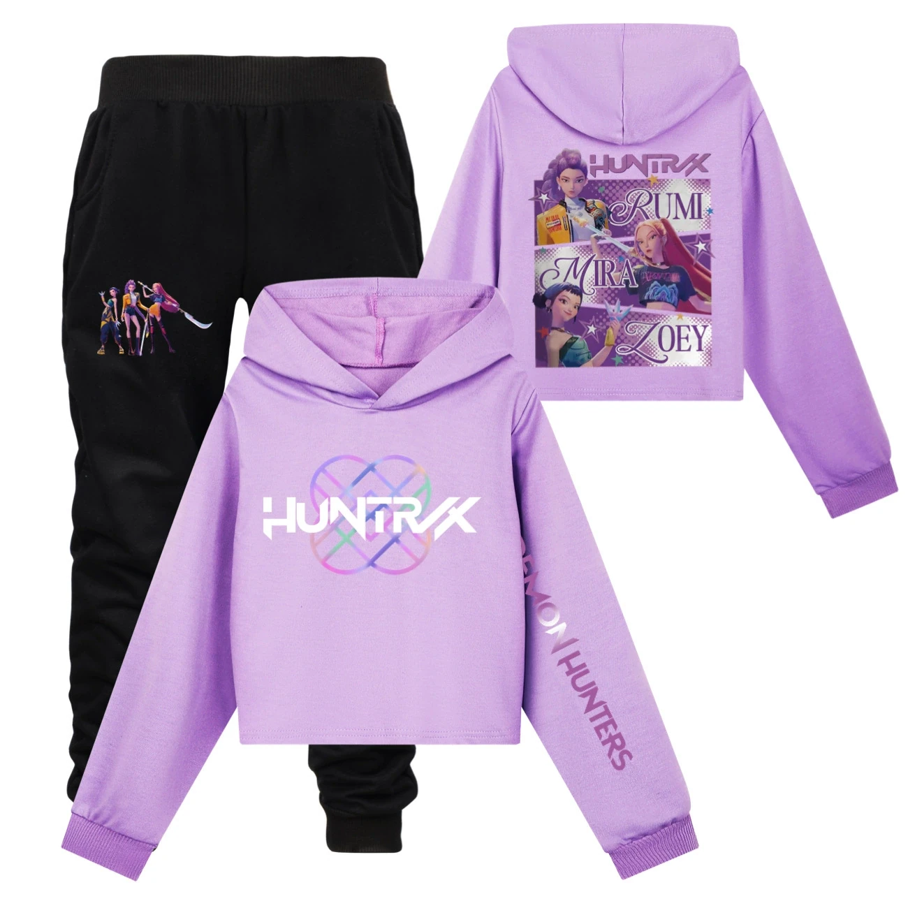 Cropped Sweatshirt Play Set — 4829 Edition 7594, Style 42 · Set · Purple