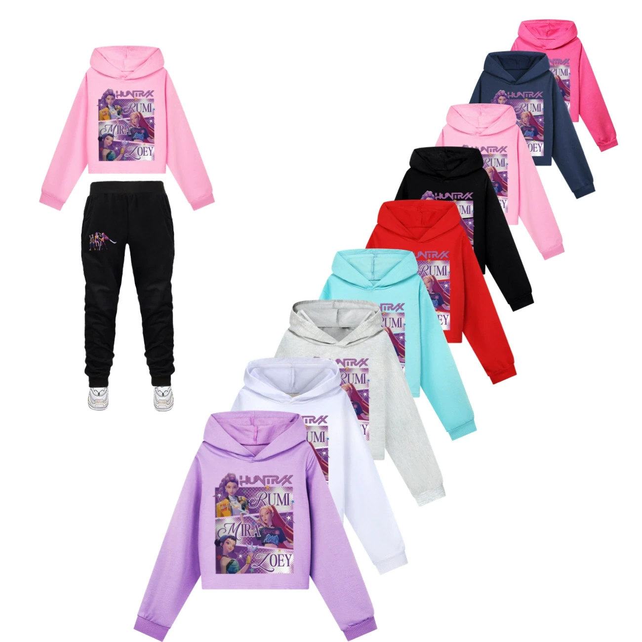 Cropped Hoodie Set — 4829 Edition, clean product view