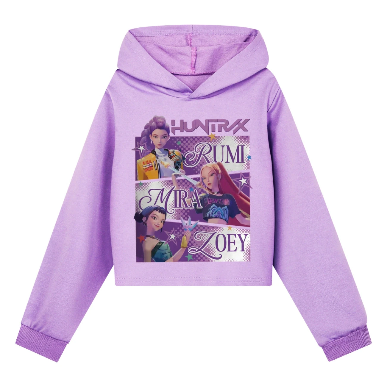 Cropped Hoodie Set — 4829 Edition, Style 01 · Purple