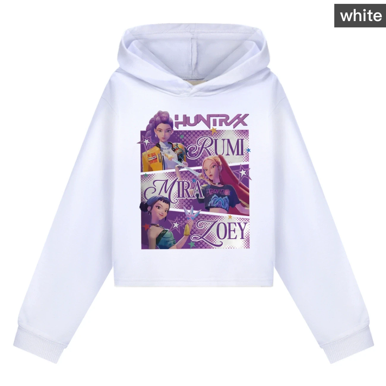 Cropped Hoodie Set — 4829 Edition, Style 02 · White