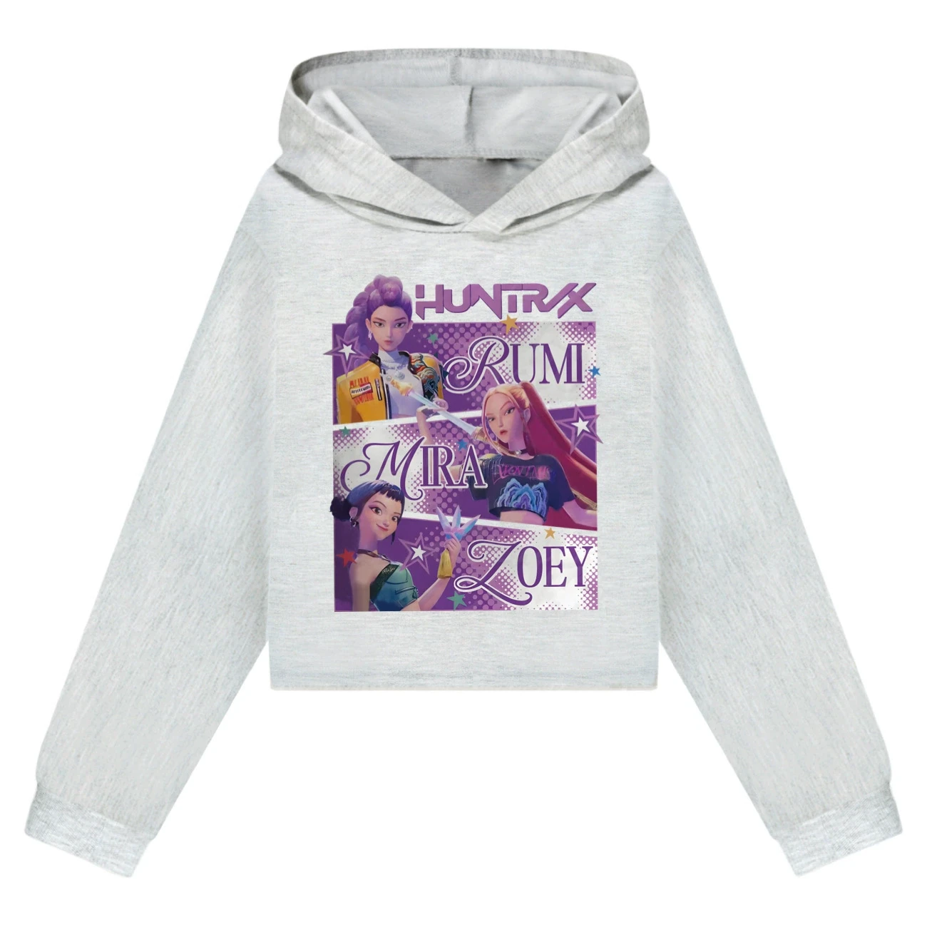 Cropped Hoodie Set — 4829 Edition, Style 03 · Grey
