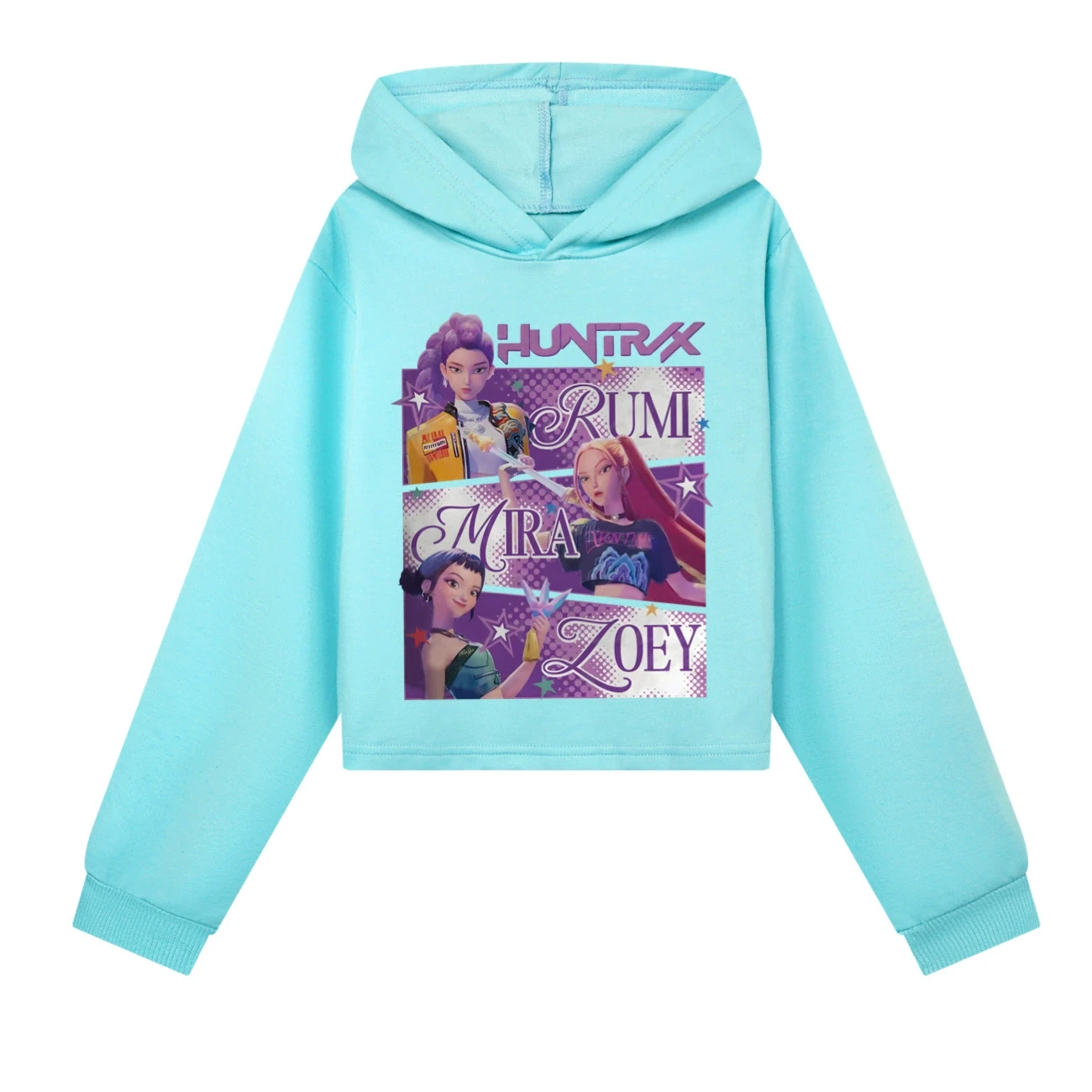 Cropped Hoodie Set — 4829 Edition, Style 04 · Sky Blue