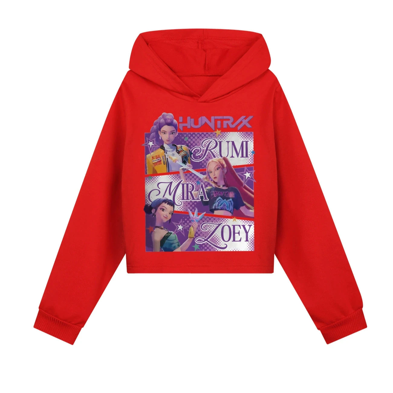 Cropped Hoodie Set — 4829 Edition, Style 05 · Red