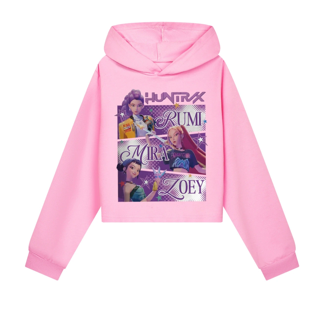 Cropped Hoodie Set — 4829 Edition, Style 07 · Pink