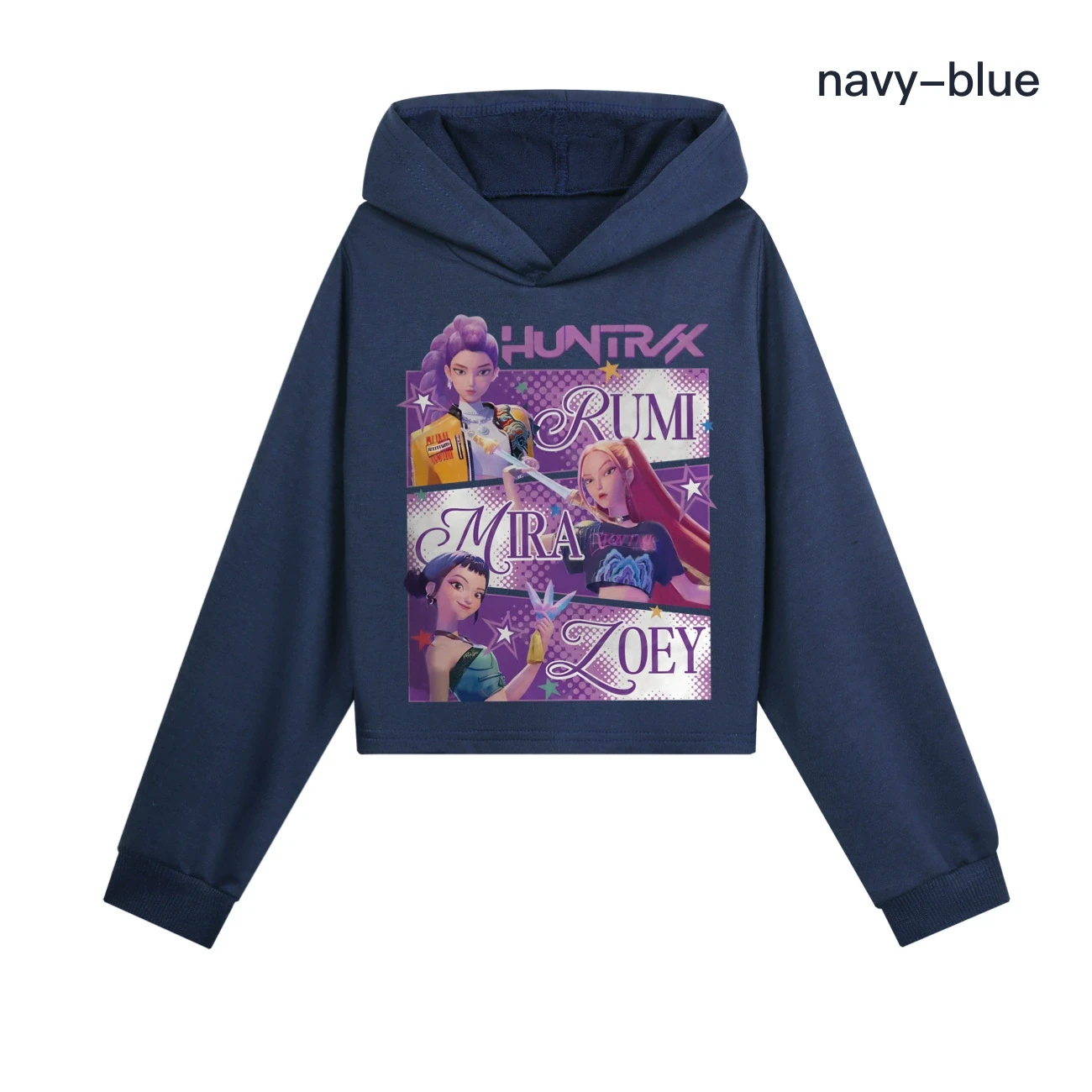Cropped Hoodie Set — 4829 Edition, Style 08 · Navy
