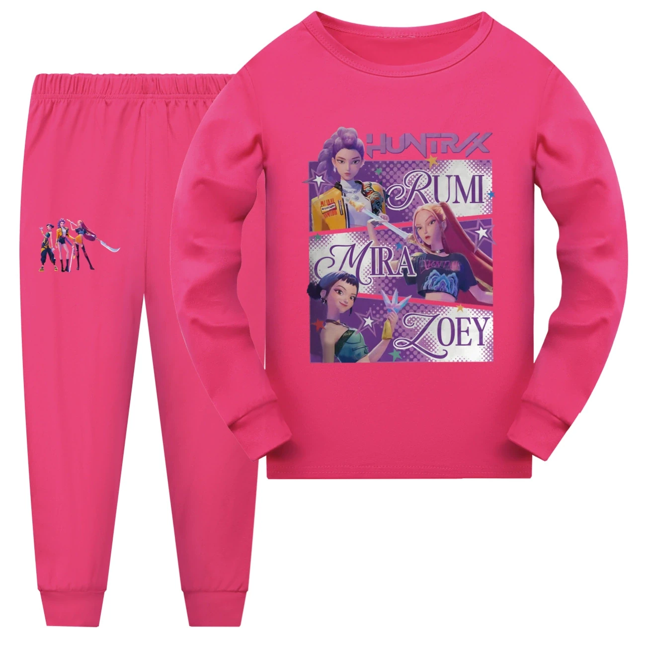 Family Lounge Set — 4829 Edition, Style 11 · Long Sleeve · Rose