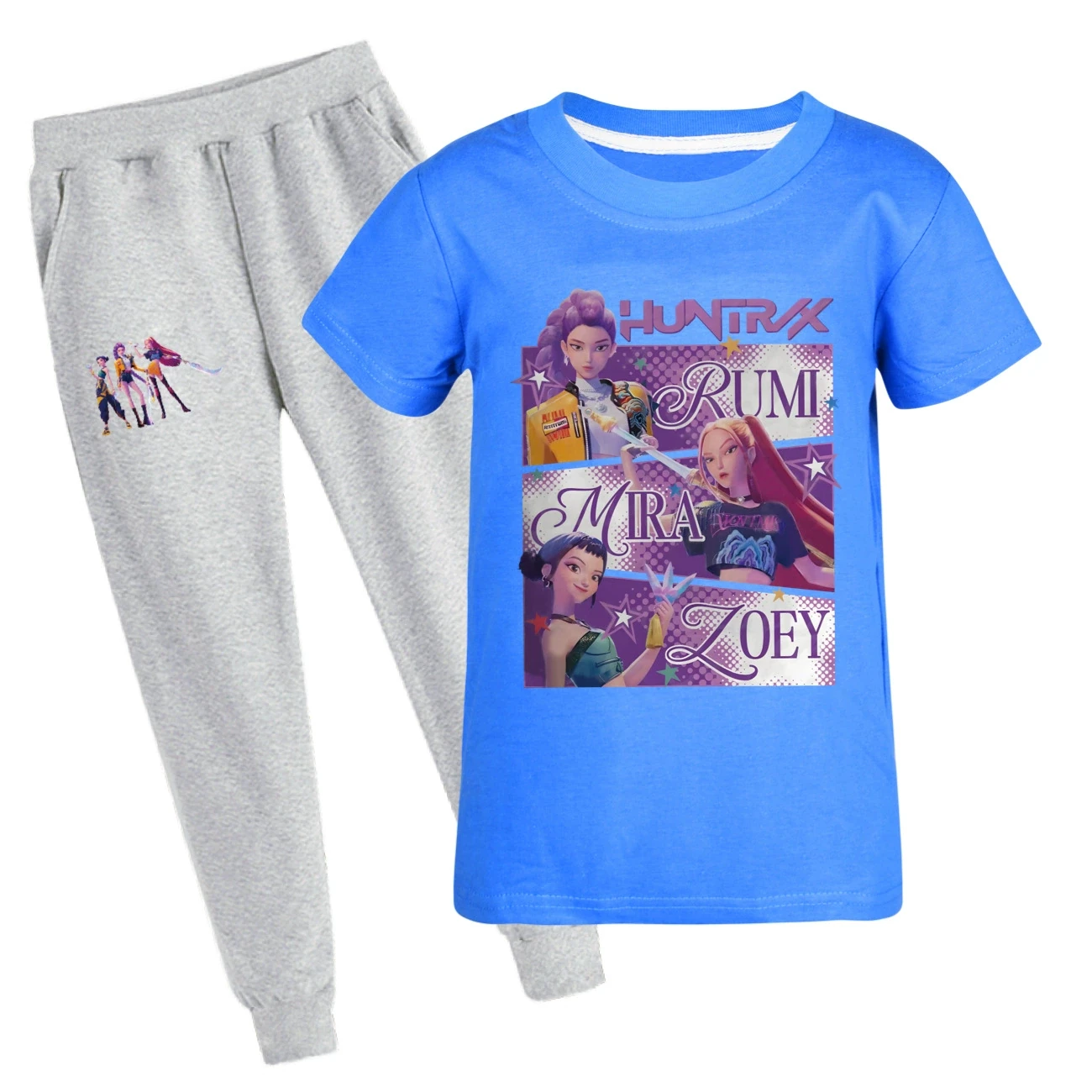 Graphic Tee & Jogger Set — 4829 Edition, Style 33 · Set · Blue
