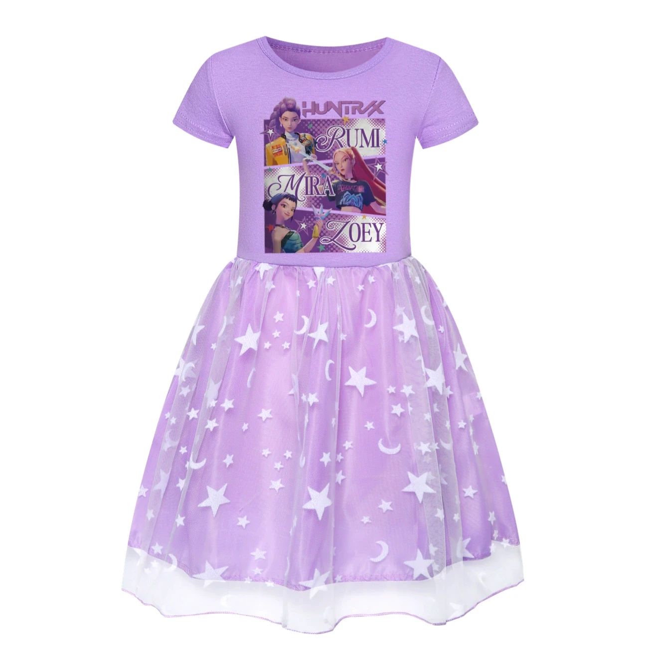 Rainbow Tulle Twirl Dress — 4829 Edition, Style 14 · Purple