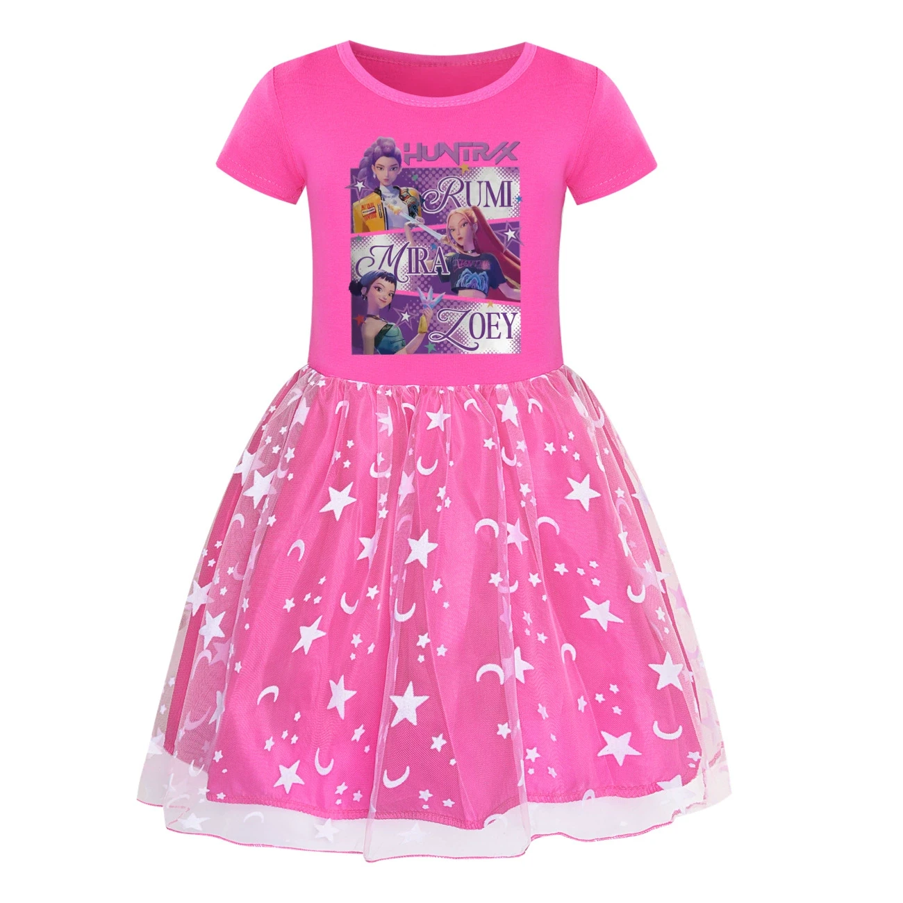 Rainbow Tulle Twirl Dress — 4829 Edition, Style 15 · Rose