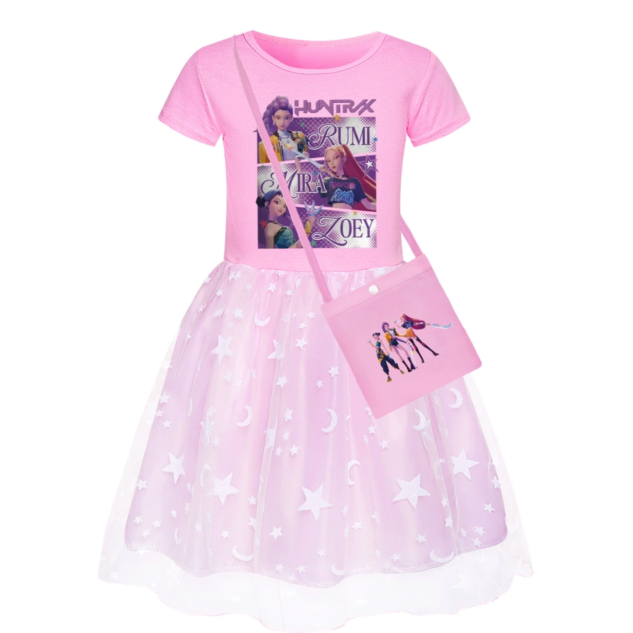 Rainbow Tulle Twirl Dress — 4829 Edition, Style 21 · Dress · with Bag · Pink