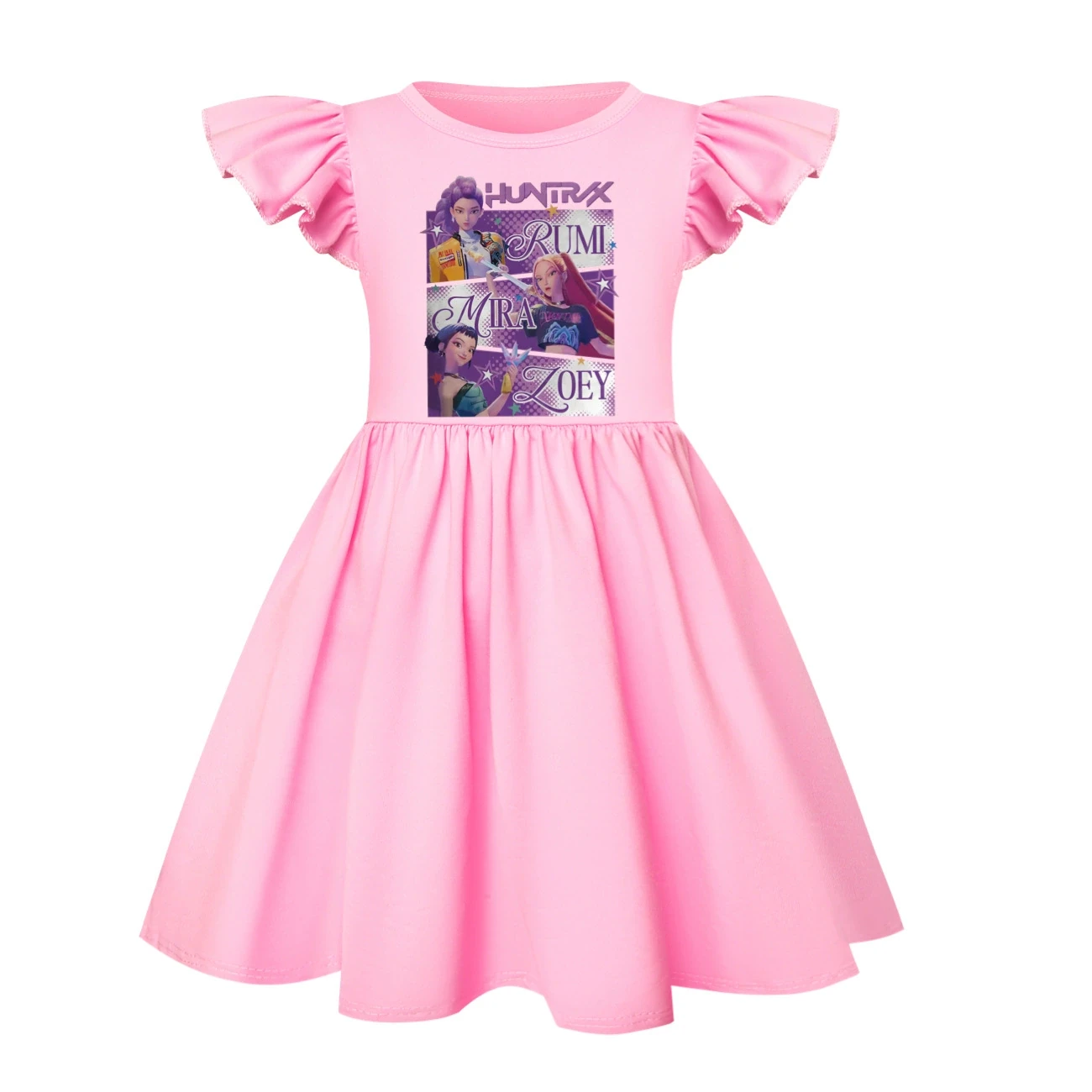 Ruffle-Hem Jersey Dress — 4829 Edition, Style 20 · Pink