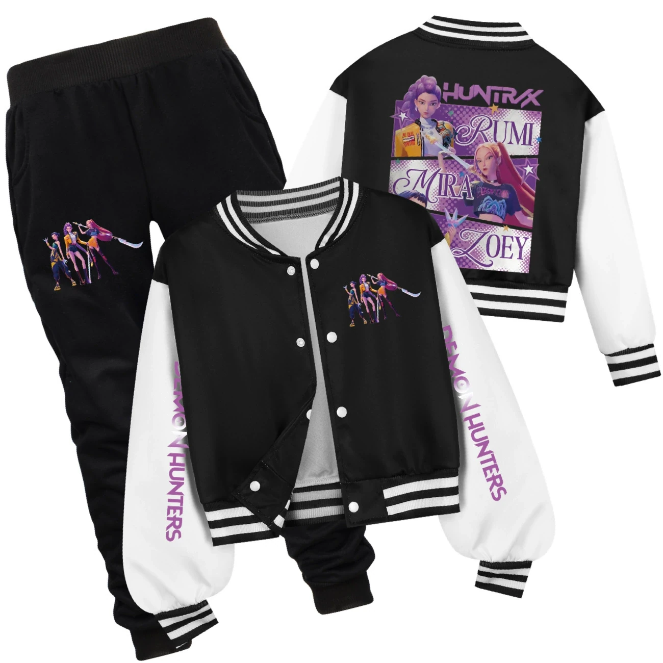 Playtime Varsity Layering Set — 4829 Edition 0542, Style 08 · Set · Black