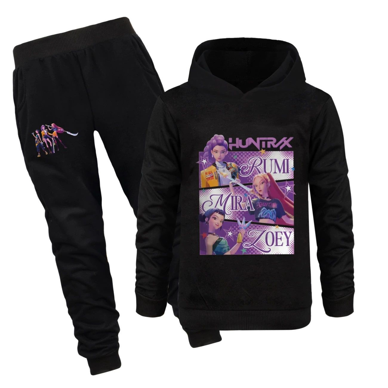 Classic Hoodie & Jogger Set — 4829 Edition 0913, Style 14 · Set · Black