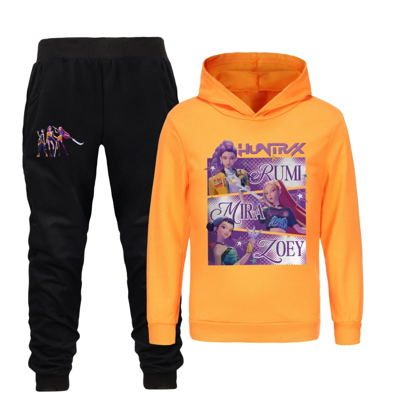 Classic Hoodie & Jogger Set — 4829 Edition 0913, Style 30 · Set · Orange